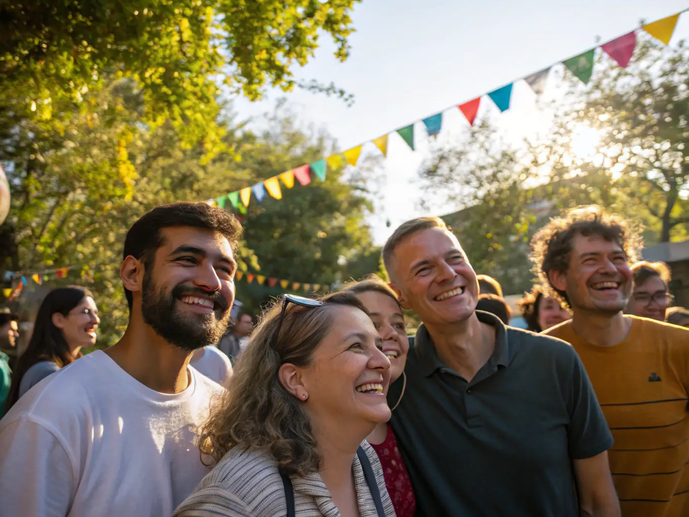 A group photo of club members socializing and enjoying each other's company at a club event, highlighting the sense of community and camaraderie.